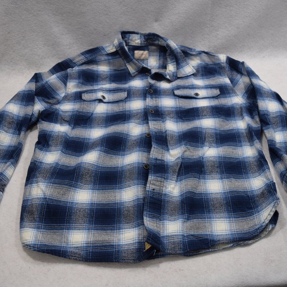 JACHS New York Flannel Big & Tall Blue 2XL#725